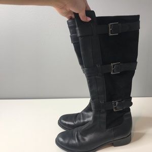 cole haan nike air riding boots